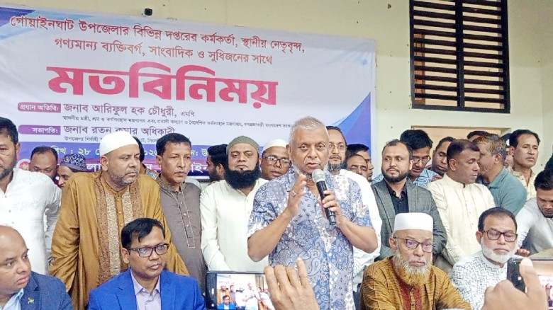 অবৈধভাবে বালু ও পাথর তুললে ধরে পুলিশে দেবেন: মন্ত্রী আরিফুল হক